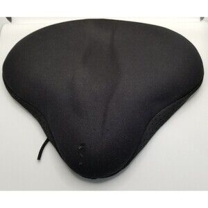 Oversized gel seat for exercise or regular bike